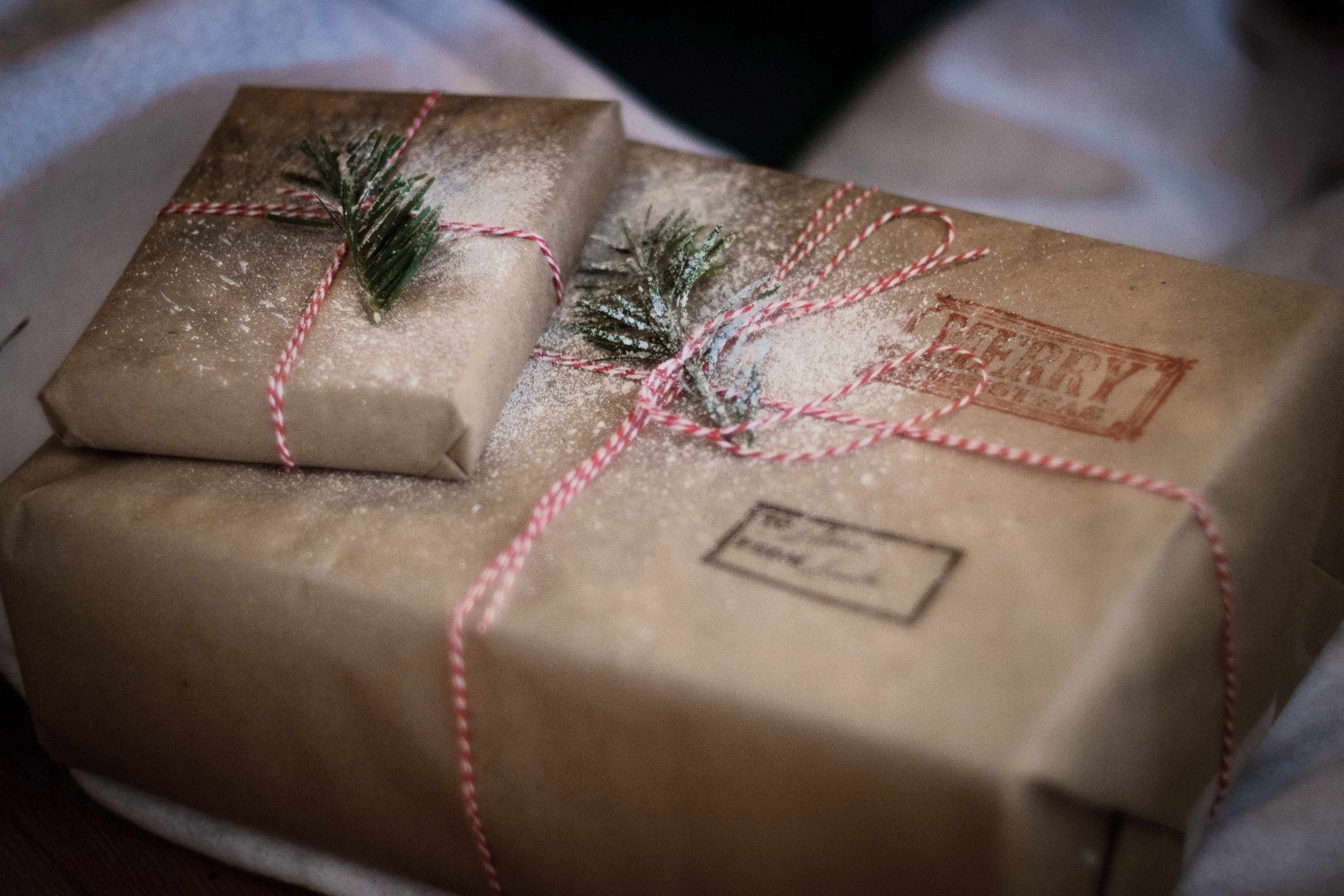 Brown paper packages to symbolize A Checklist for the Holidays and Jesus